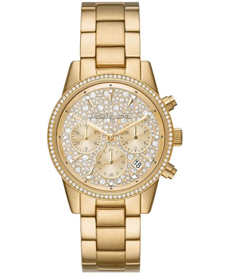 michael kors bling watch silver|michael kors ritz chronograph.